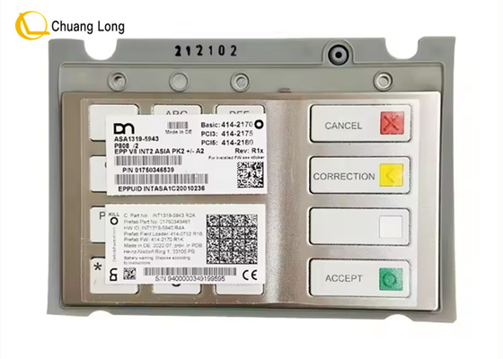 ATM Parts Diebold Nixdorf DN200 DN450 DN470 DN490 EPP V8 INT ASIA PK2+ -A2 কীপ্যাড কীপ্যাড 01750346539 1750346539