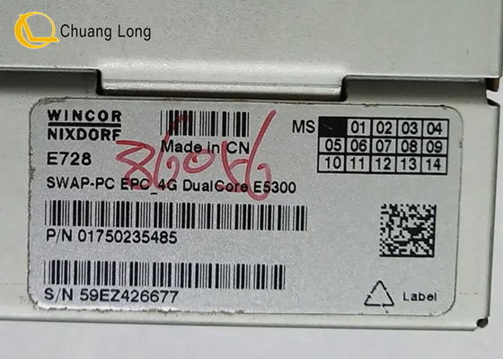 ATM মেশিনের যন্ত্রাংশ Wincor Nixdorf SWAP-PC EPC 4G DualCore E5300 TPMen 01750235485 1750235485