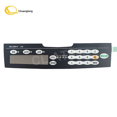 চীন সরবরাহকারী গ্লোরি জিএফবি-800 সিরিজ যন্ত্রাংশ জিএফবি-800 জিএফবি-836 ব্যাংক নোট কাউন্টার বাছাইকারী এটিএমের জন্য সামনের কীবোর্ড প্যানেল ডিসপ্লে প্যানেল