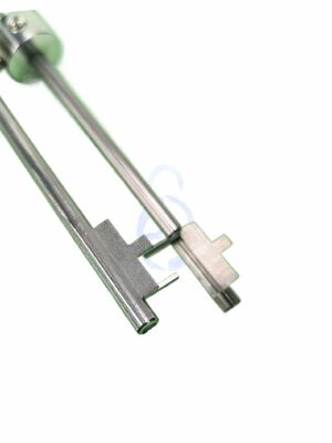 গ্র্যান্ডমাস্টার ক্রাউন লক-পিকিং সরঞ্জাম, স্টেইনলেস স্টিল দিয়ে তৈরি, যা দুটি অংশে বিভক্ত এবং বিভিন্ন দিকের জন্য উপযুক্ত