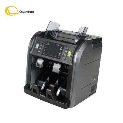 এসজে-668 দুটি পকেট সিআইএস মিশ্র বিল ভ্যালু কাউন্টার হ্যান্ডেল সহ, বিল্ট-ইন থার্মাল প্রিন্ট কারেন্সি, বিল্ট-ইন ব্যাটারি কাউন্টিং মেশিন