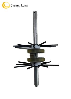 এটিএম মেশিন পার্টস ফুজিৎসু F56 প্রেজেন্টার ট্রান্সপোর্ট শ্যাফ্ট রিয়ার বেস ক্যাশ রোলার অ্যাসেম্বলি