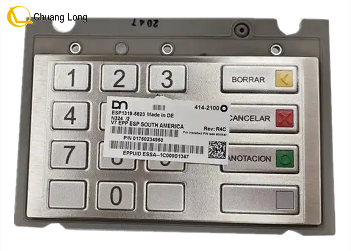 ESCROW EPP ATM Parts Diebold Nixdorf DN V7 EPP কীবোর্ড কীপ্যাড পিনপ্যাড 01750234950 1750234950