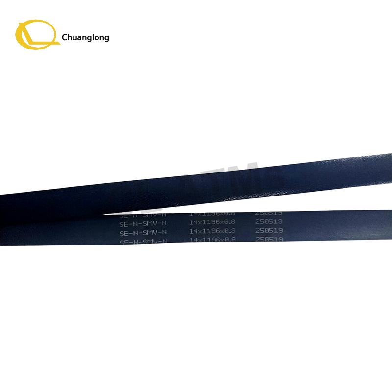 14*1196*0.8 এটিএম খুচরা যন্ত্রাংশ Hyosung GCDU বড় ফিড বেল্ট 1K / 2K সিডিইউ 14x1196x0.8mm বেল্ট