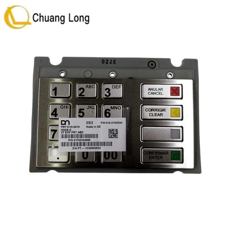 Diebold Nixdorf ATM পিনপ্যাড DN EPP V7 কীবোর্ড PRT ABC কীবোর্ড বিক্রয়ের জন্য অনেক বিভিন্ন মডেল 01750234996 1750234996