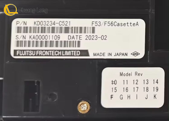 ভালো দাম এটিএম মেশিনের যন্ত্রাংশ Fujitsu F53 F56 ডিসপেনসর ক্যাসেট KD03234-C521 অনলাইন