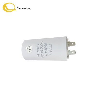 ভালো দাম CBB60 60µF 450V এসি মোটর রান ক্যাপাসিটর 2-ওয়্যার 50/60Hz 50×95mm NCR Wincor Diebold ATM CRM Selfserv Kiosk ব্যাংকিং মেশিন স্পেয়ার পার্ট অনলাইন